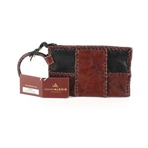 Adam Alexis Leather Wristlet